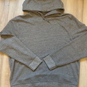J Crew Textured Hooded Sweater tee